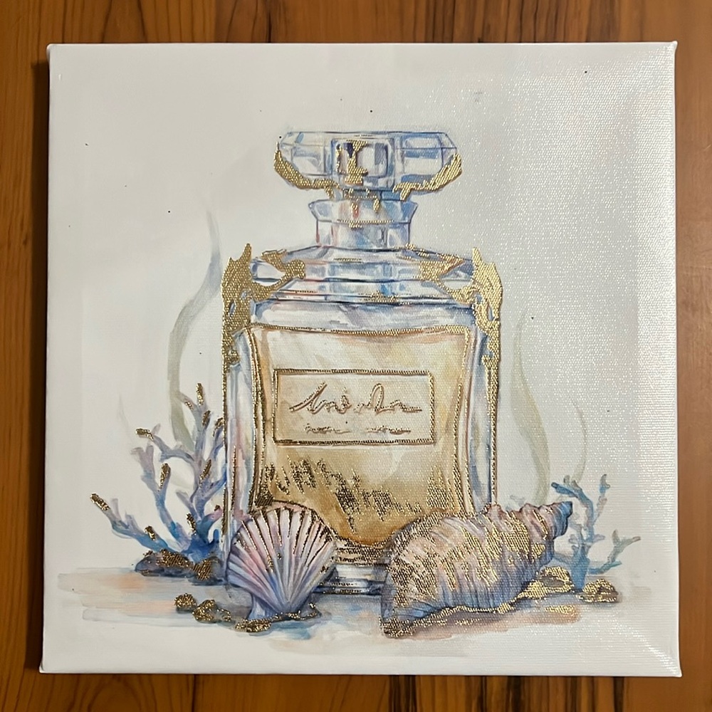 Designer Inspired Perfume Seashell Canvas